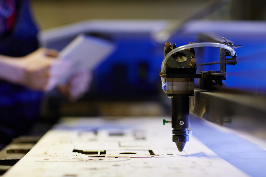 Laser CNC machine cutting tip